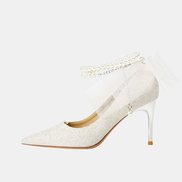Bow-knot Wedding Pumps