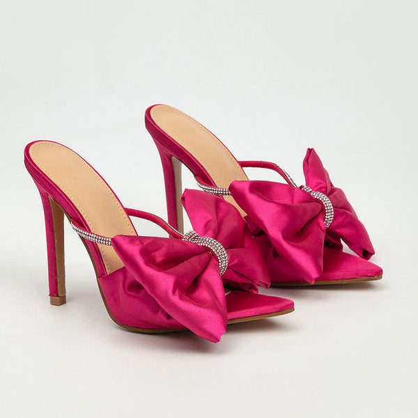 Rose Rhinestone Sandals