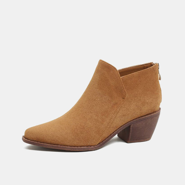 Lavender Suede Chelsea Boots