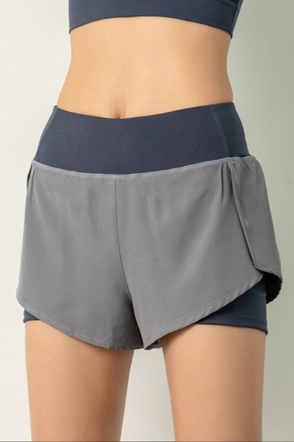2025 women's quick drying breathable anti peeping sports casual shorts-Light-2