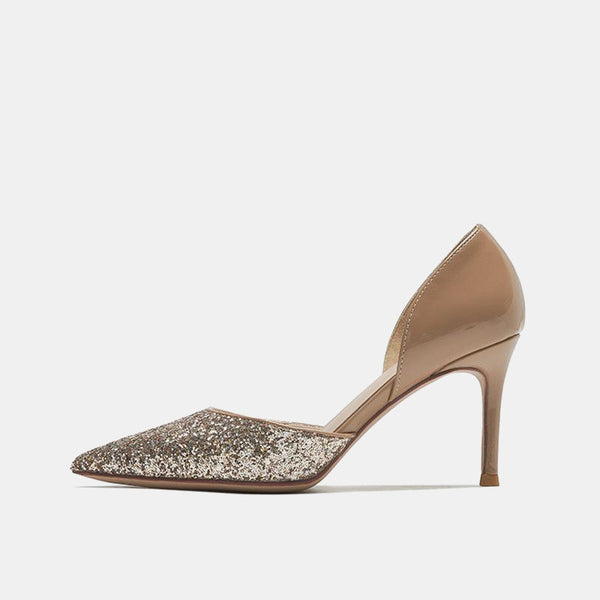 Sparkling Rihinetsone Pumps