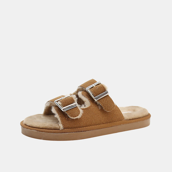 Comfy Fur-lined Slippers