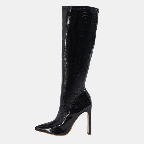 Nepeta Irregular Stone Pattern Boots