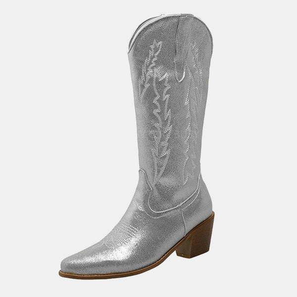 Begonia Iridescent Cowboy Boots