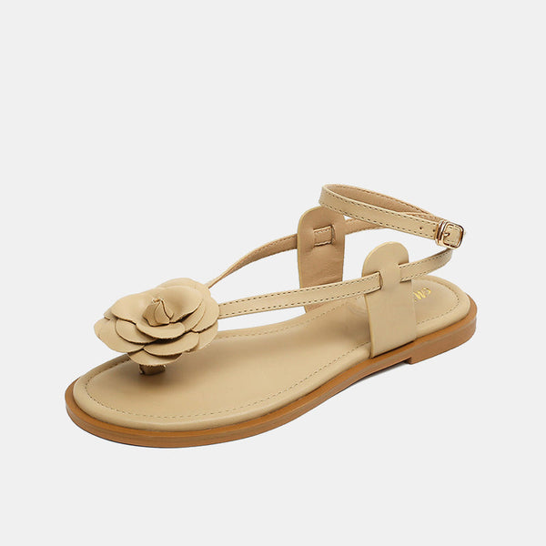 Mallow Floral Flat Sandals