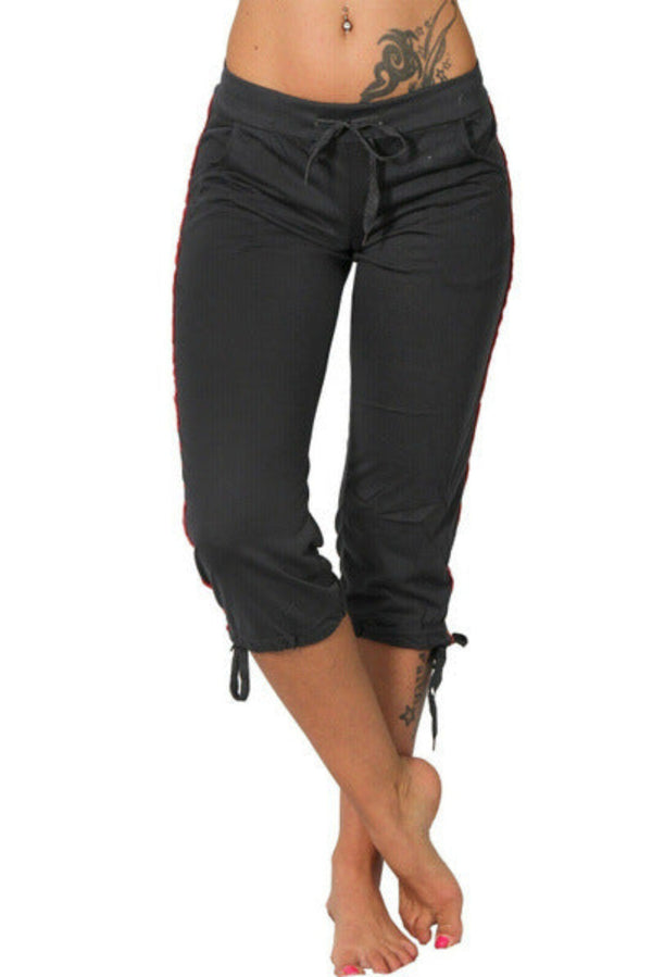 Women's outdoor sports loose casual capri pants