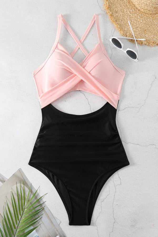 Jumpsuit X strap Bikini Swimwear
