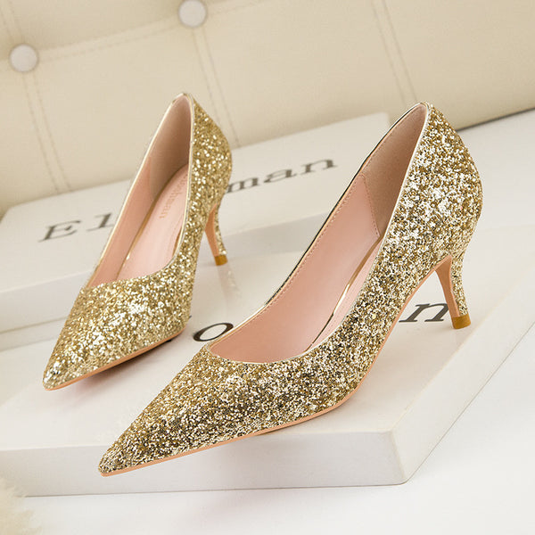 Sequins Wedding Pumps