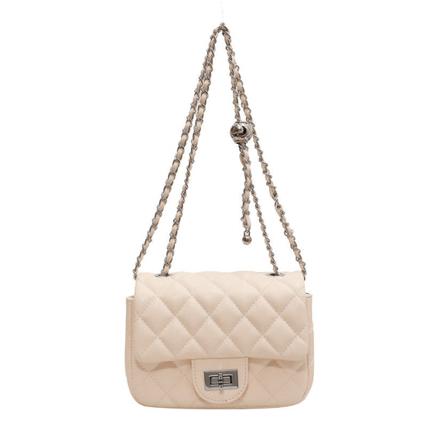 Sophia Rhombus Chain Shoulder Crossbody Bag